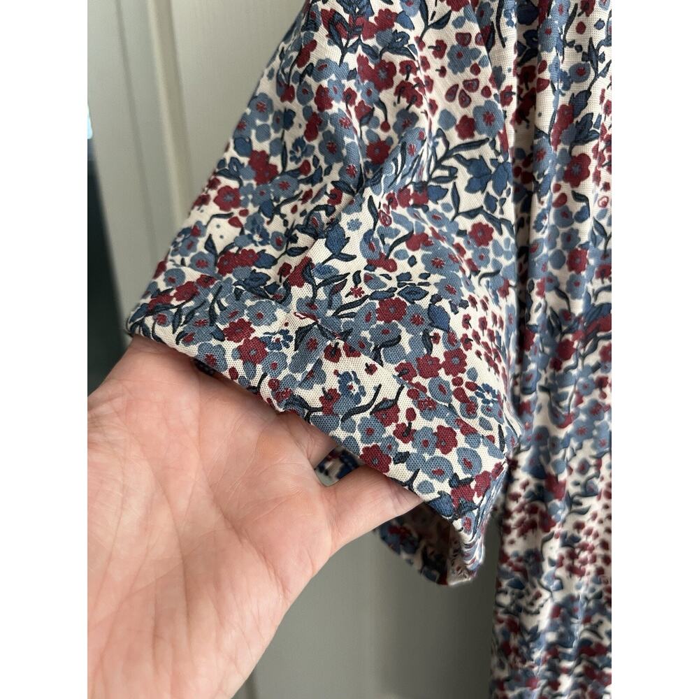 NATION LTD 2023 Martine Casual Peasant Cherry Blossom Maxi Dress - Picture 8 of 16